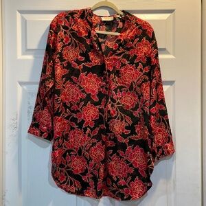 Vintage Victoria’s Secret Gold Label Burnout Sheer Tunic Nighshirt P